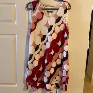 RODAN Polkadot Layered Dress XL